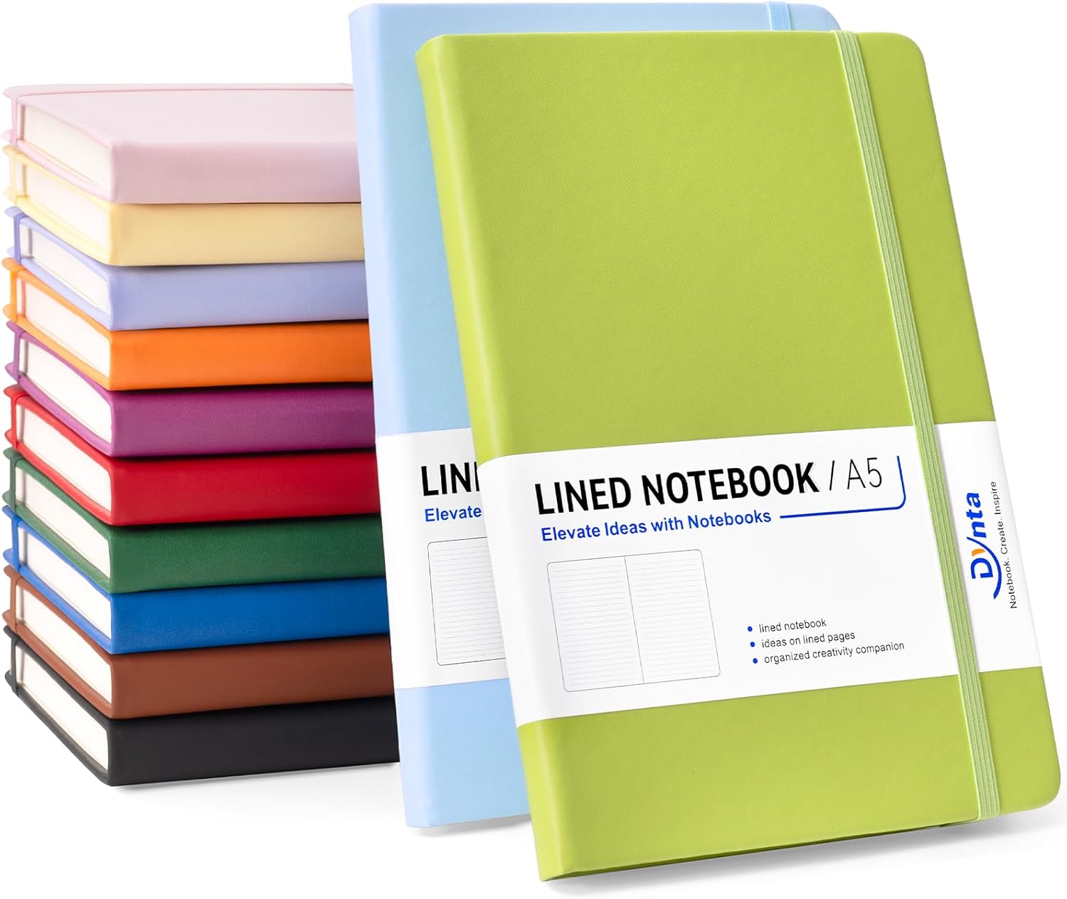 Dynta Lined Journal Notebooks for Work, Writing, and More