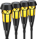 Flickering Flames Torch Light Solar Garden Lights 4 Pack - Real Flame
