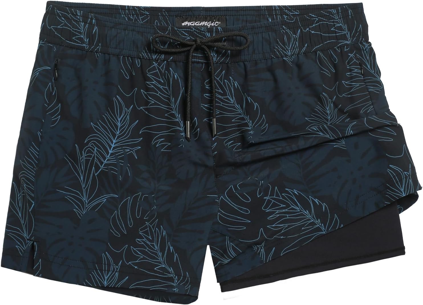 Mens Swim Trunks with Compression Liner for Ultimate Comfort