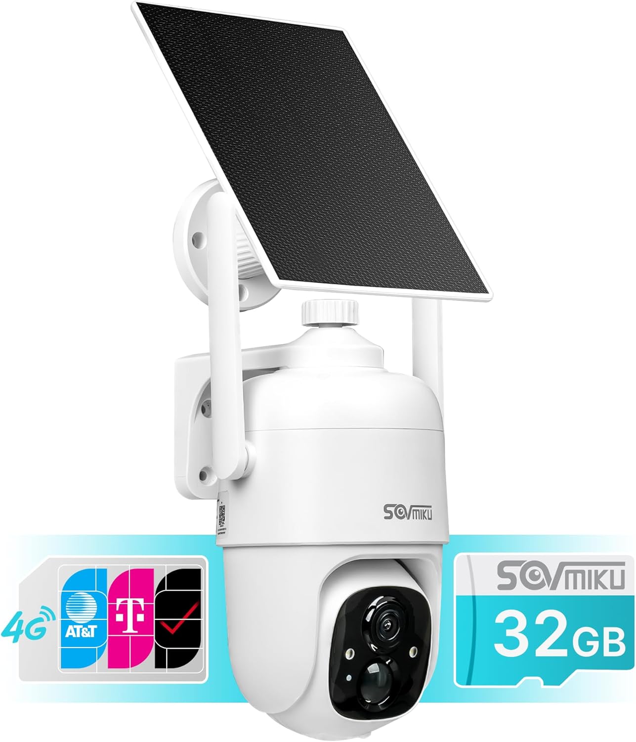 SOVMIKU C1 4G LTE Cellular Security Camera for Outdoor Use