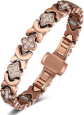Jecanori 5X Strength Magnetic Copper Bracelet for Women - Strong 5,000