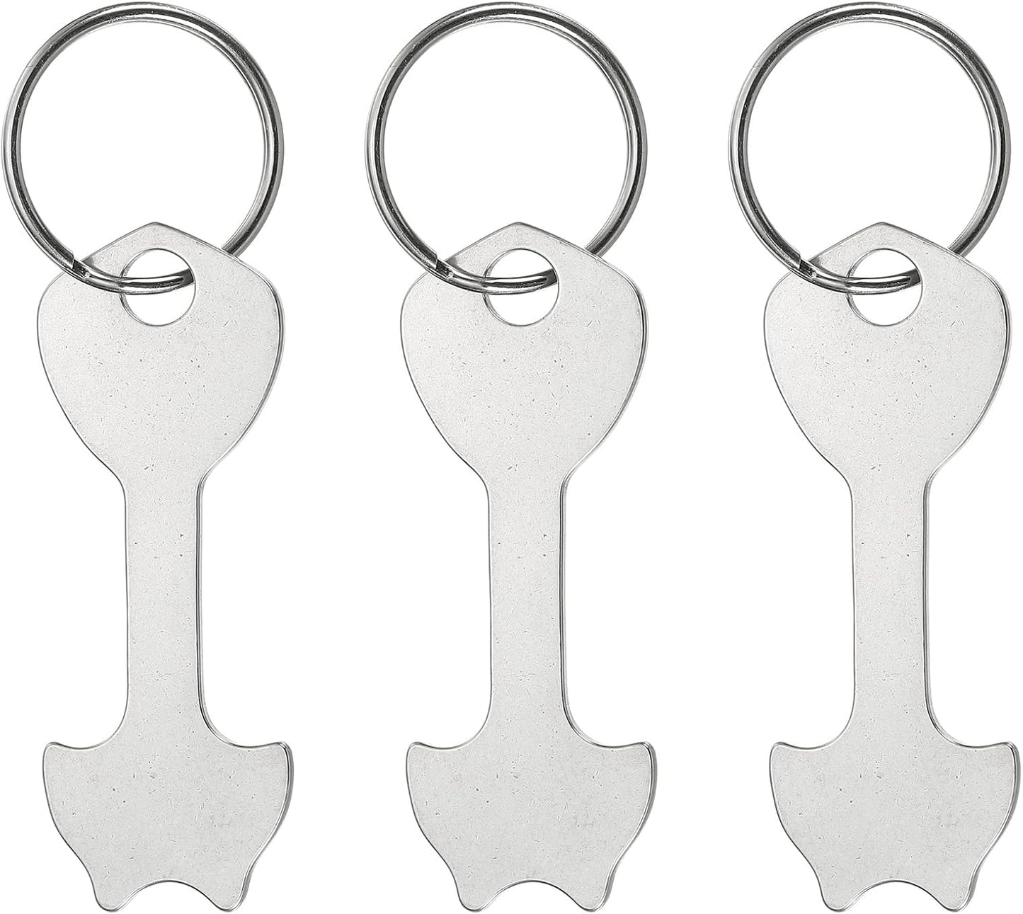 Unlock Carts Easily: PATIKIL 3-in-1 Key Ring Set