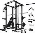 RitFit Power Cage with LAT/Cable/Smith System - 1000LB Home Rack