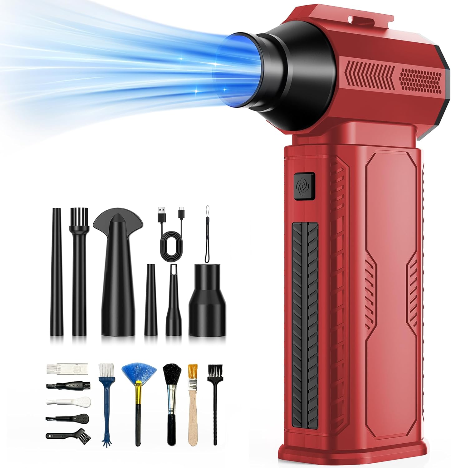 Compressed Air Duster with 130K RPM for Ultimate Cleaning Power