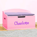 DIBSIES Personalized Creative Wonders Toy Box for Girls - Custom Name