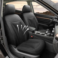 GIANT PANDA Front Seat Cover for Nissan - Breathable Faux Leather Fit
