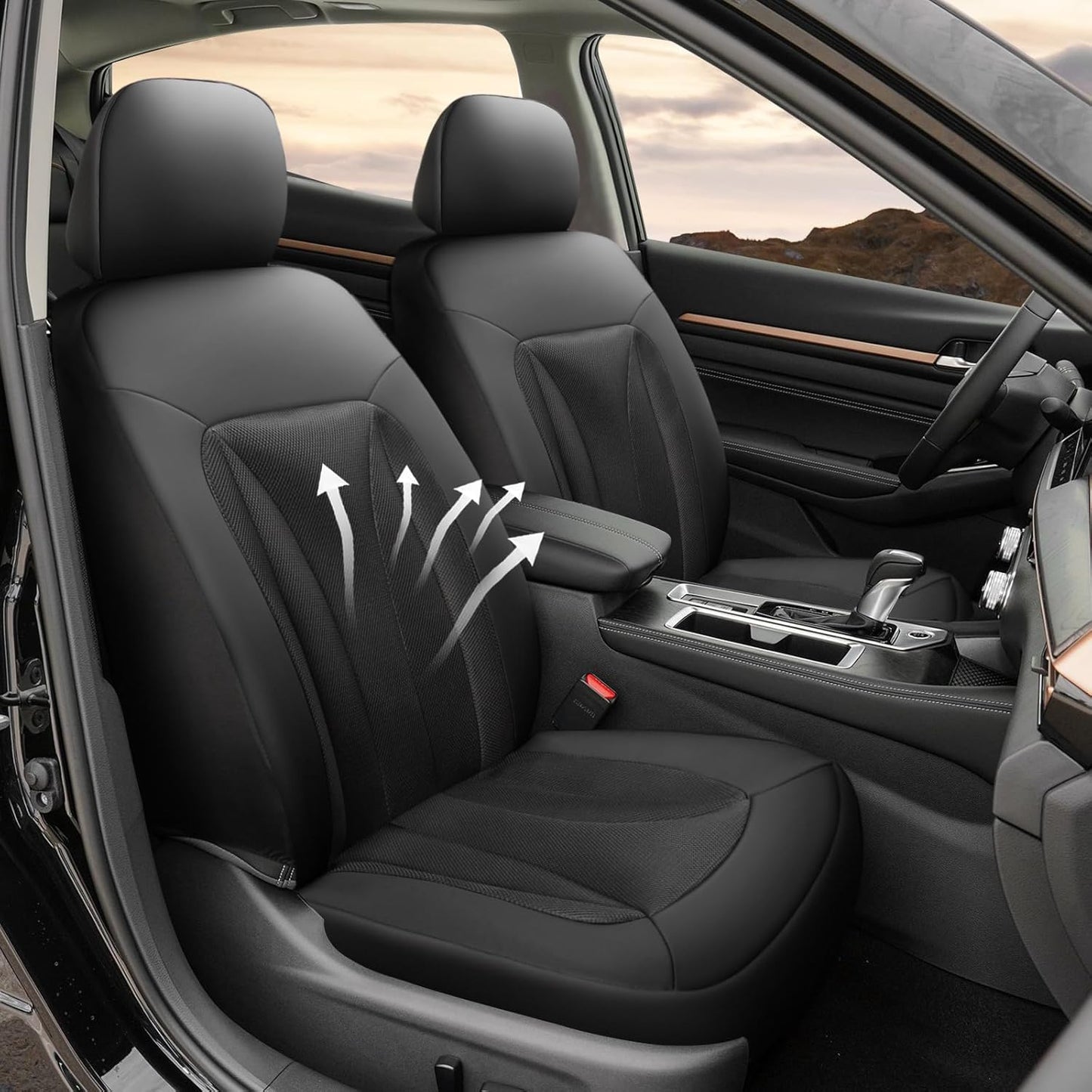 Custom Fit 3D Air Mesh Car Seat Covers for Nissan Vehicles