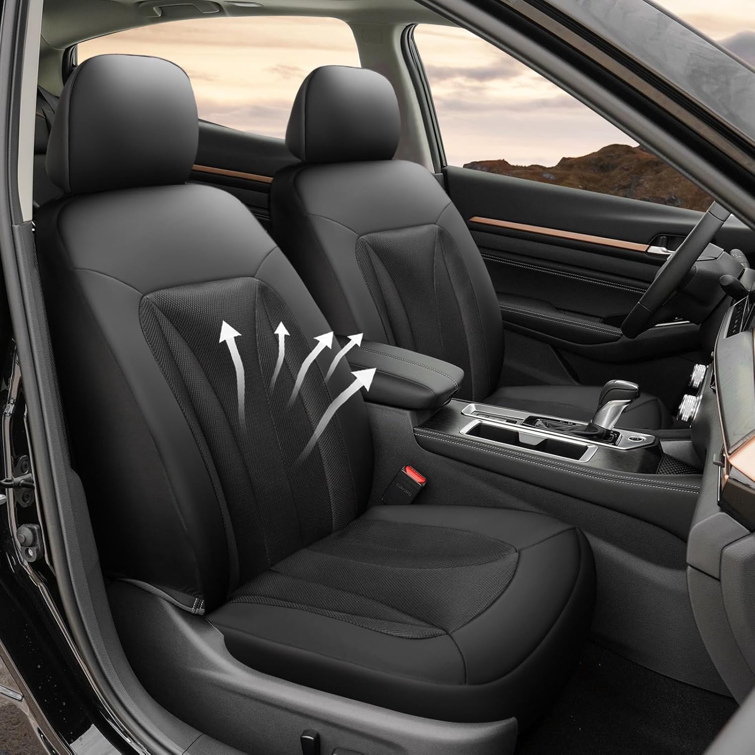 Custom Fit 3D Air Mesh Car Seat Covers for Nissan Vehicles