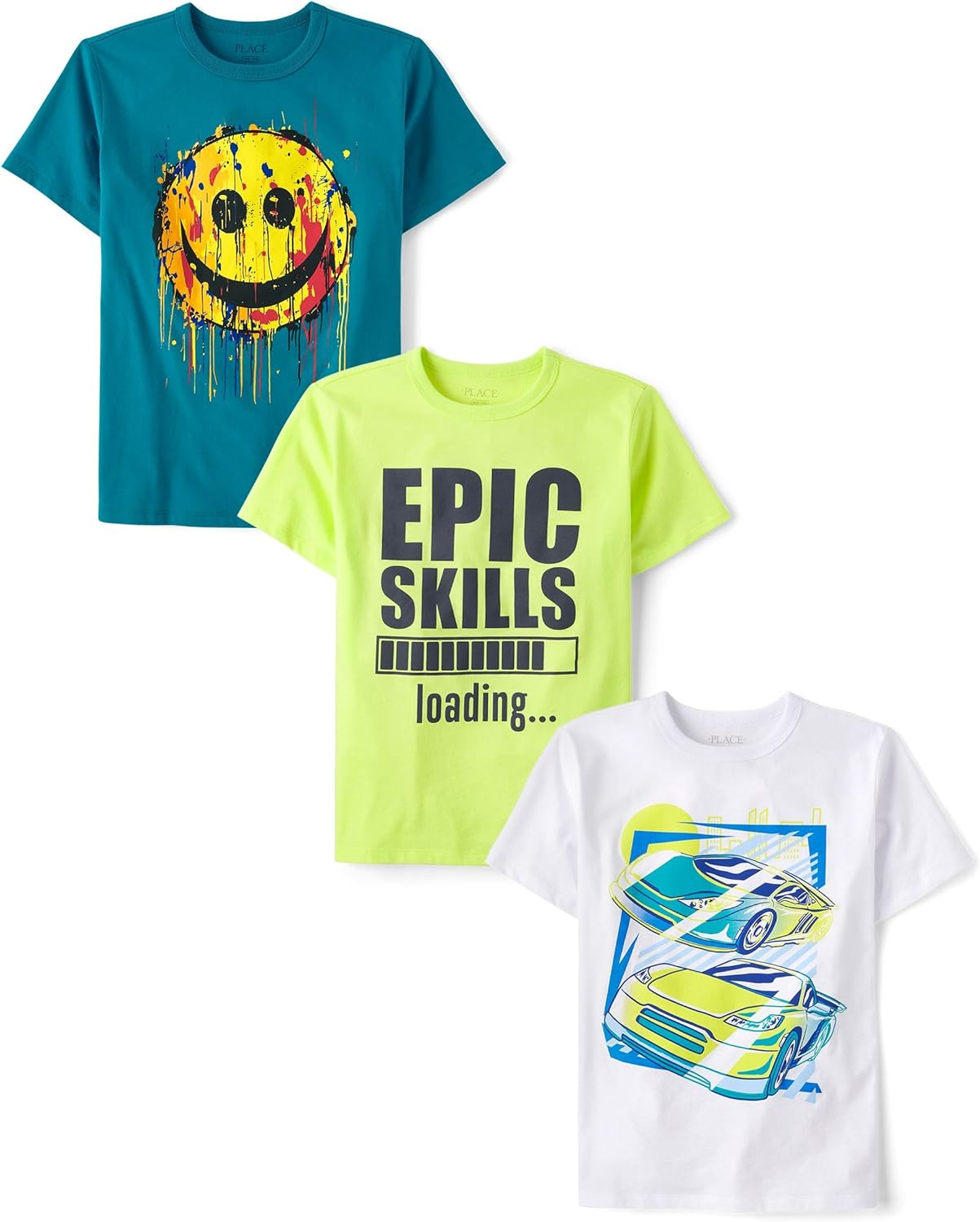 Boys' Vehicle Short Sleeve Graphic T-Shirts Multipack Review