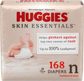Huggies Size Newborn Diapers 168 Count - Skin Essentials Newborn
