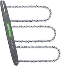 18 Inch Chainsaw Bar and Chain Combo - 3 Chains, Low-Kickback