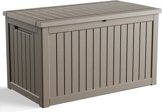 230 Gallon Outdoor Deck Box for Storage and Patio Furniture