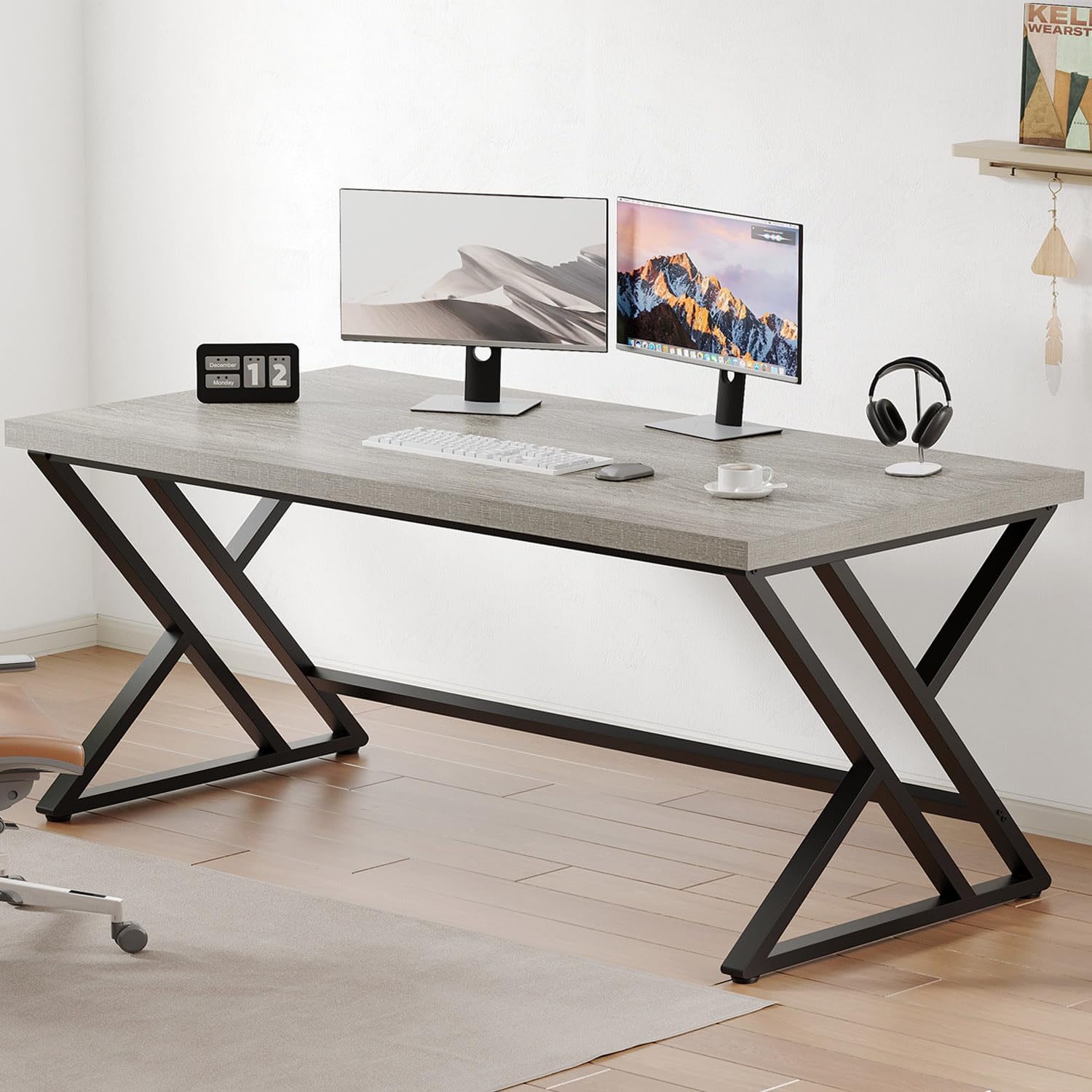 LVB Large Home Office Desk for Modern Workspaces and Gaming