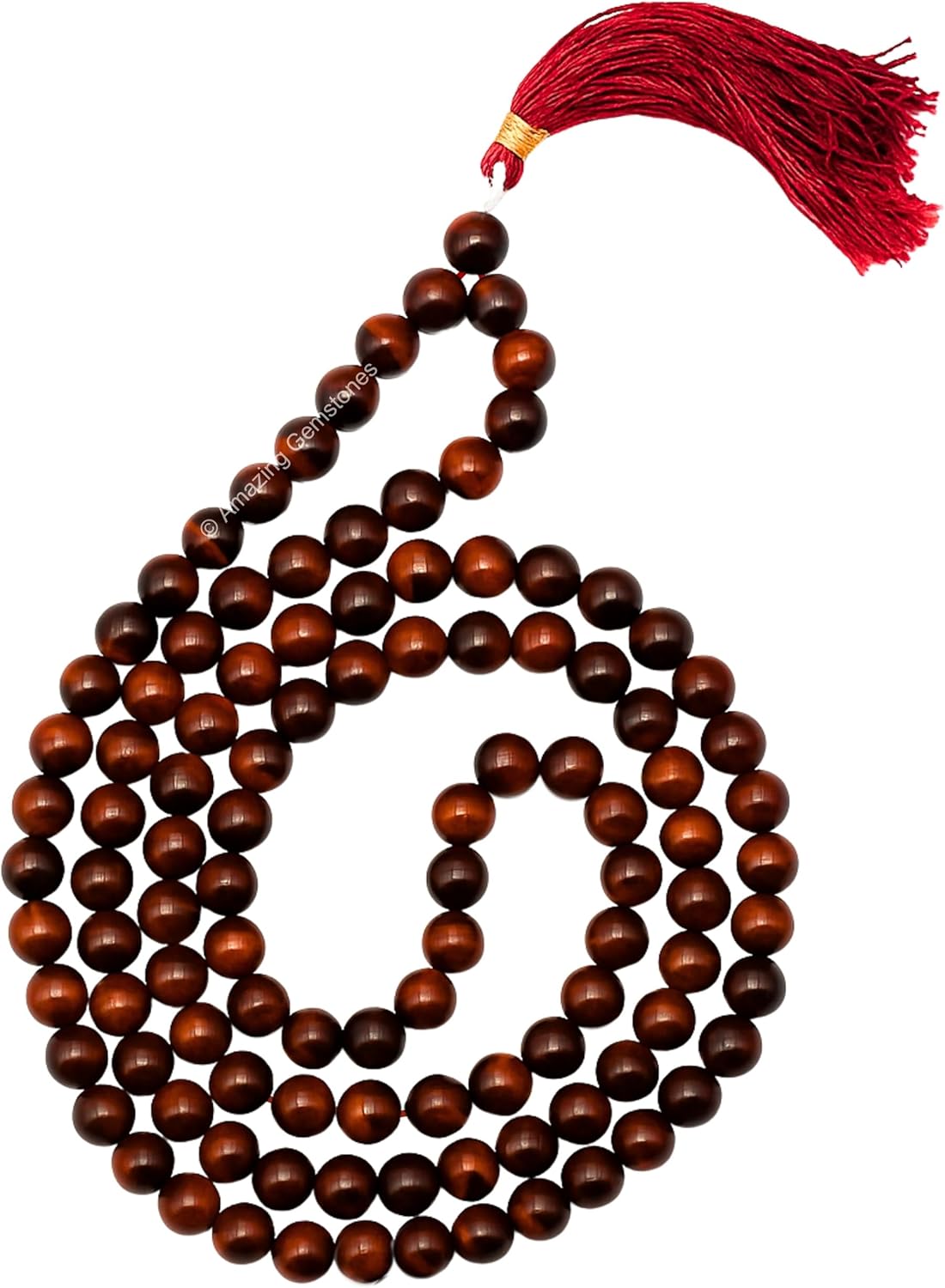 Authentic Gemstone Crystal Mala Beads for Meditation and Mindfulness