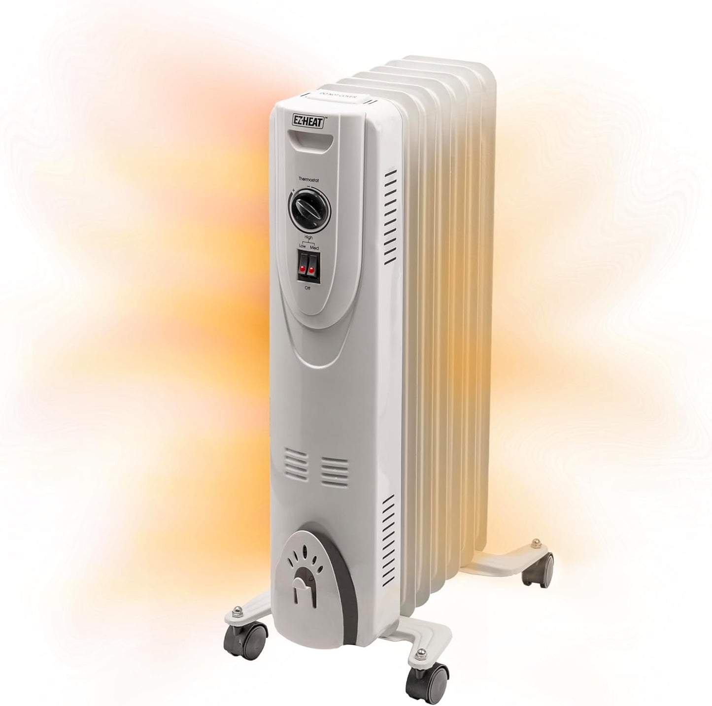 EZ-HEAT Oil Radiator: No Refills, Safe & Adjustable
