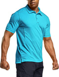 CQR Men's Polo Shirt for Men - FrostTech Short Sleeve UPF 50