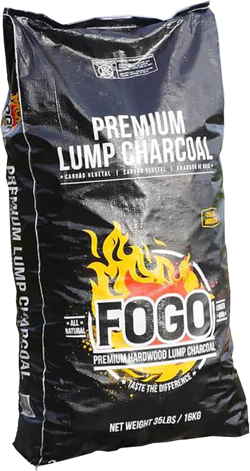 FOGO Premium Oak Restaurant Grade Hardwood Lump Charcoal 35 lb