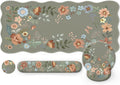 Comfort meets style: iLeadon Olive Green Mouse Pad with Wrist Rest