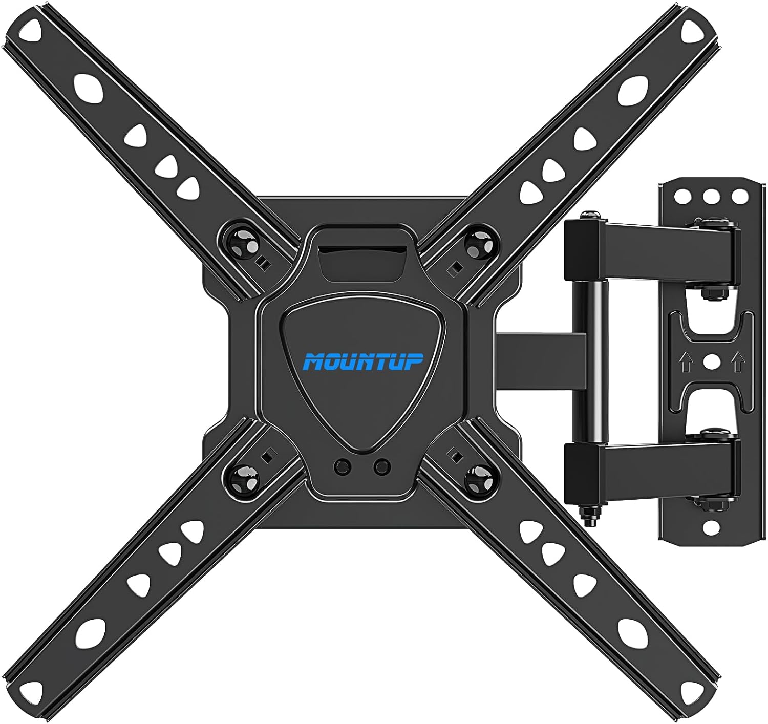 MOUNTUP Full Motion TV Wall Mount - Swivel, Tilt, Extend for Perfect Viewing Angle