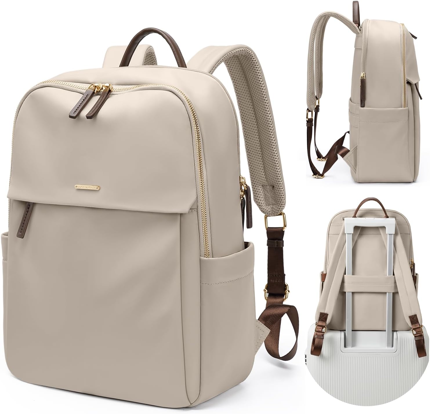 Women Laptop Backpack with Separate Compartment for 15.6 in Notebooks