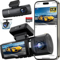 4K+1080P 3-Channel Dash Cam Front Rear Inside - All-Around Security