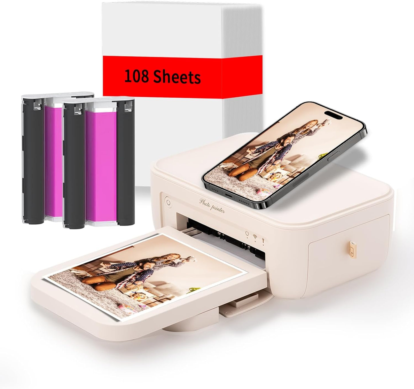 HPRT Photo Printer 46: Instant Wi-Fi Printing for Memories