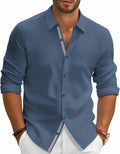 Mens Dress Shirts Wrinkle Free Stretch Button Down - Modern Fit