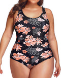 Daci Women Plus Size One Piece Swimsuit Athletic Tummy