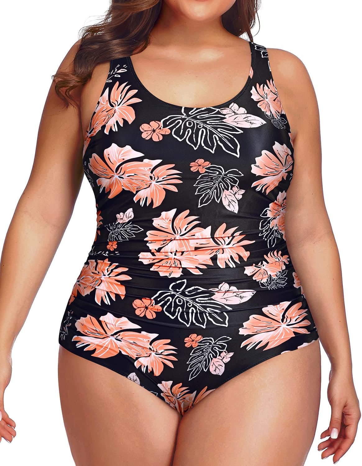Daci Women Plus Size One Piece Swimsuit for Tummy Control