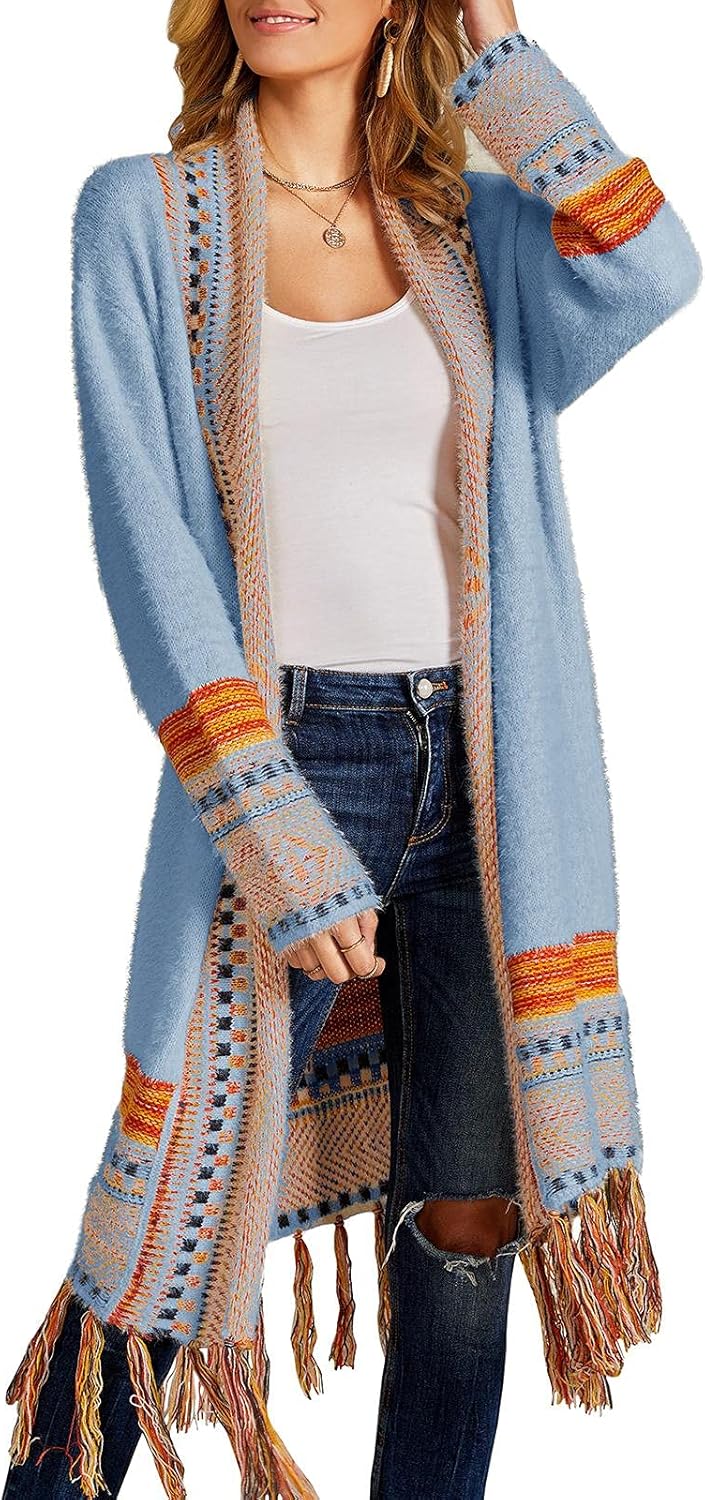 FERBIA Women Boho Cardigan Sweater for Stylish Fall Looks