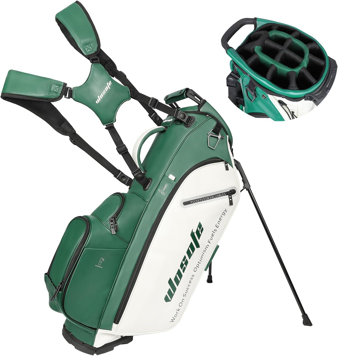 Lightweight 14-Way Golf Stand Bag with Waterproof Features