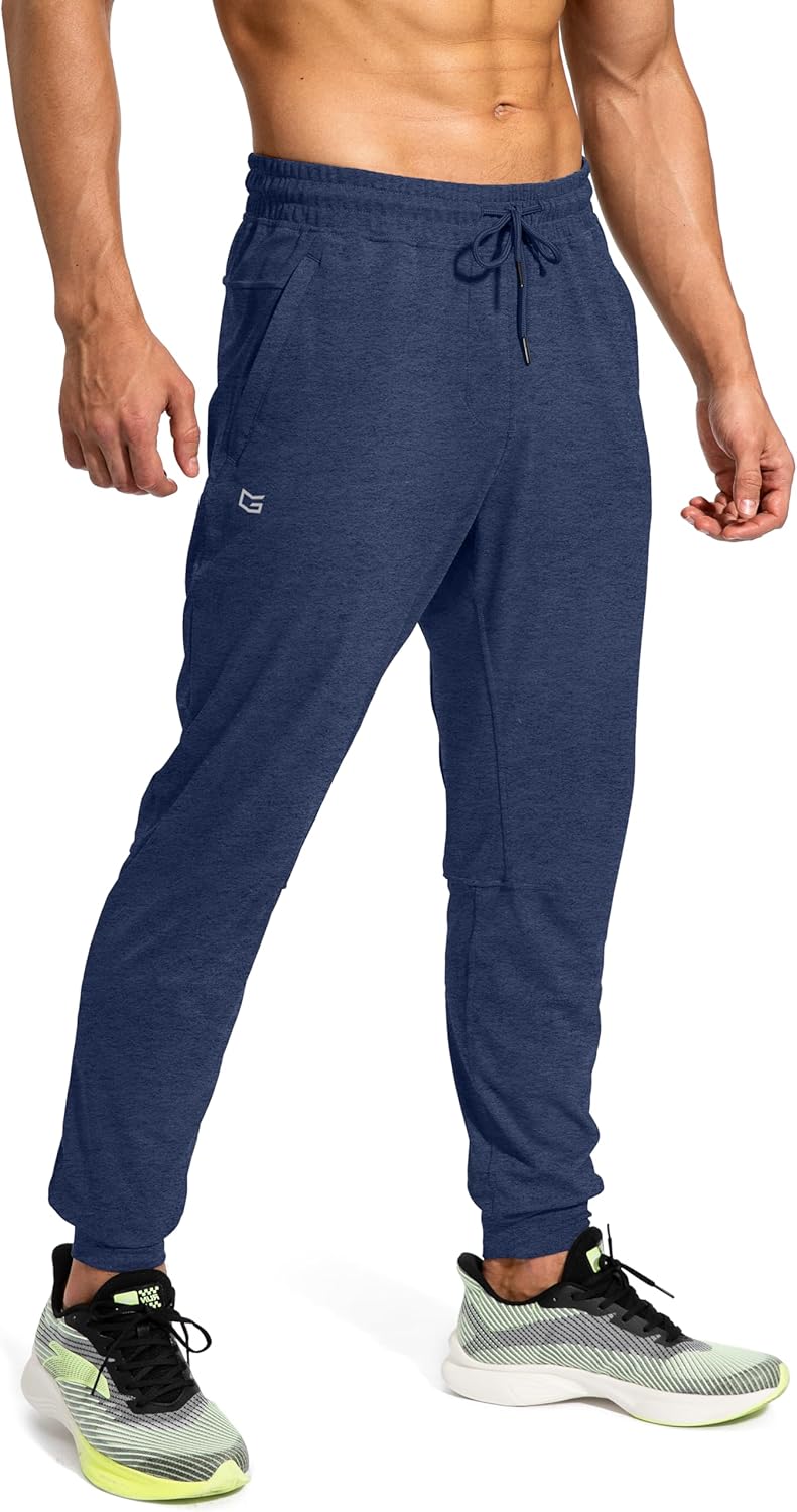 G Gradual Men's Sweatpants with Zipper Pockets for Workouts