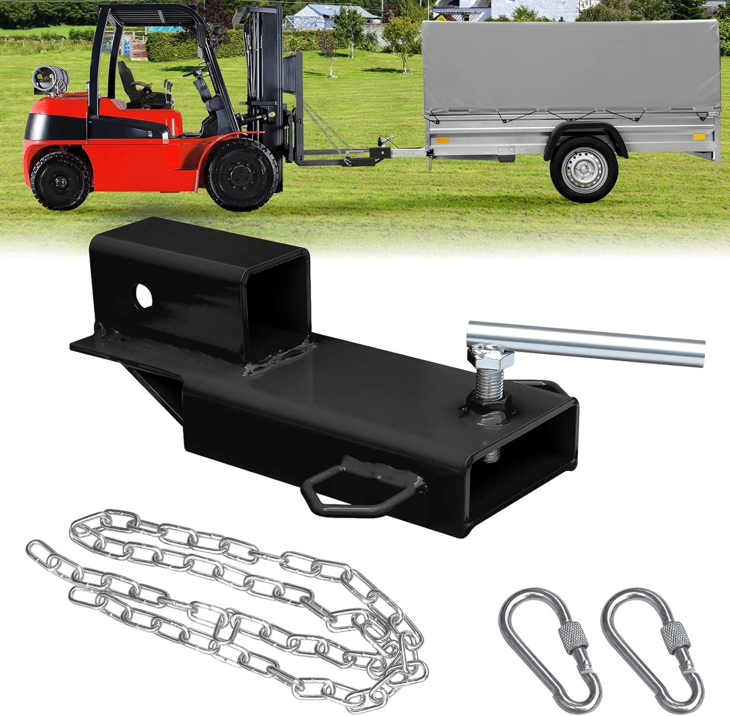 Forklift Trailer Hitch Attachment for Heavy Duty Towing Needs