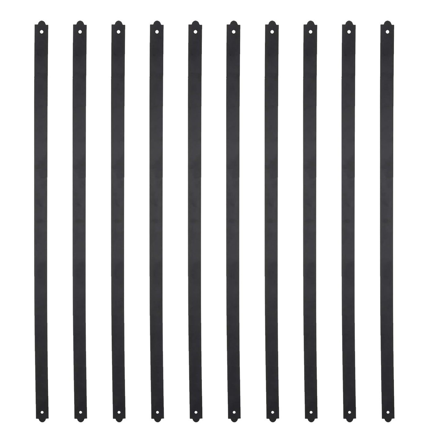 32-1/4 Inch Heavy Duty Flat Iron Deck Balusters for Railings