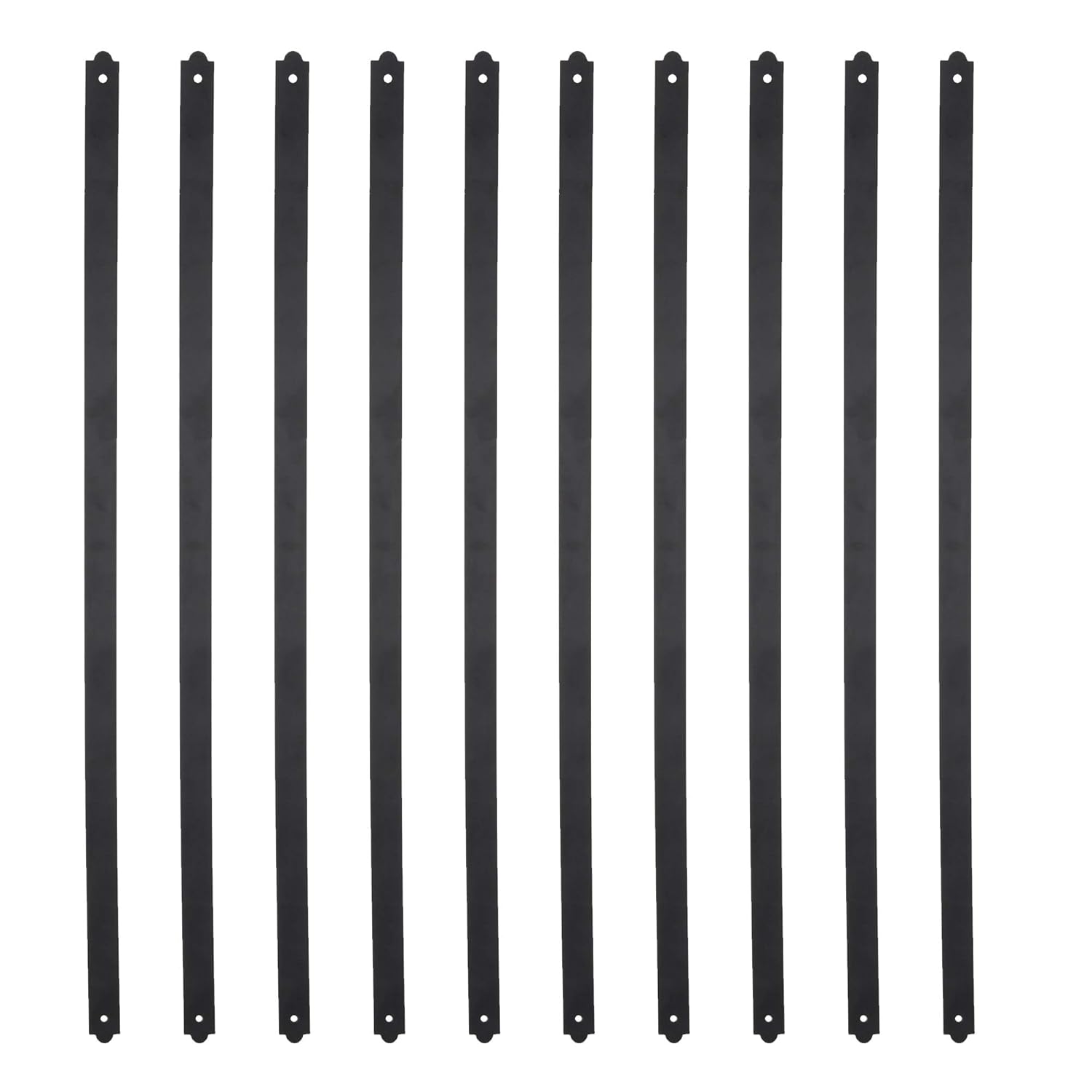 32-1/4 Inch Heavy Duty Flat Iron Deck Balusters for Railings