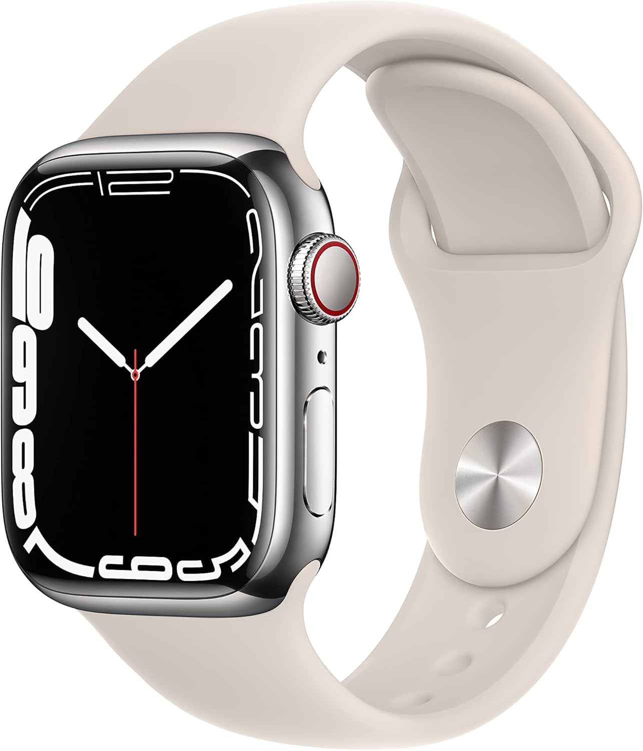 Apple Watch Series 7 GPS Cellular 45MM Silver Stainless Steel