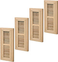 Homewell White Oak Floor Register 4x12 in Pack of 4 - Flush Mount