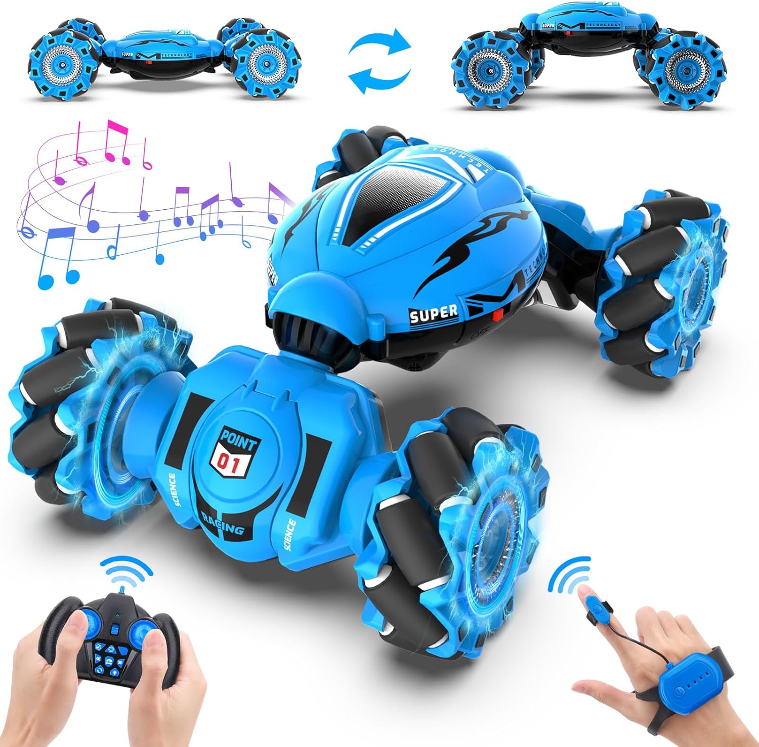 Dysaim Gesture RC Car - Exciting Gesture Sensing Stunt Toy