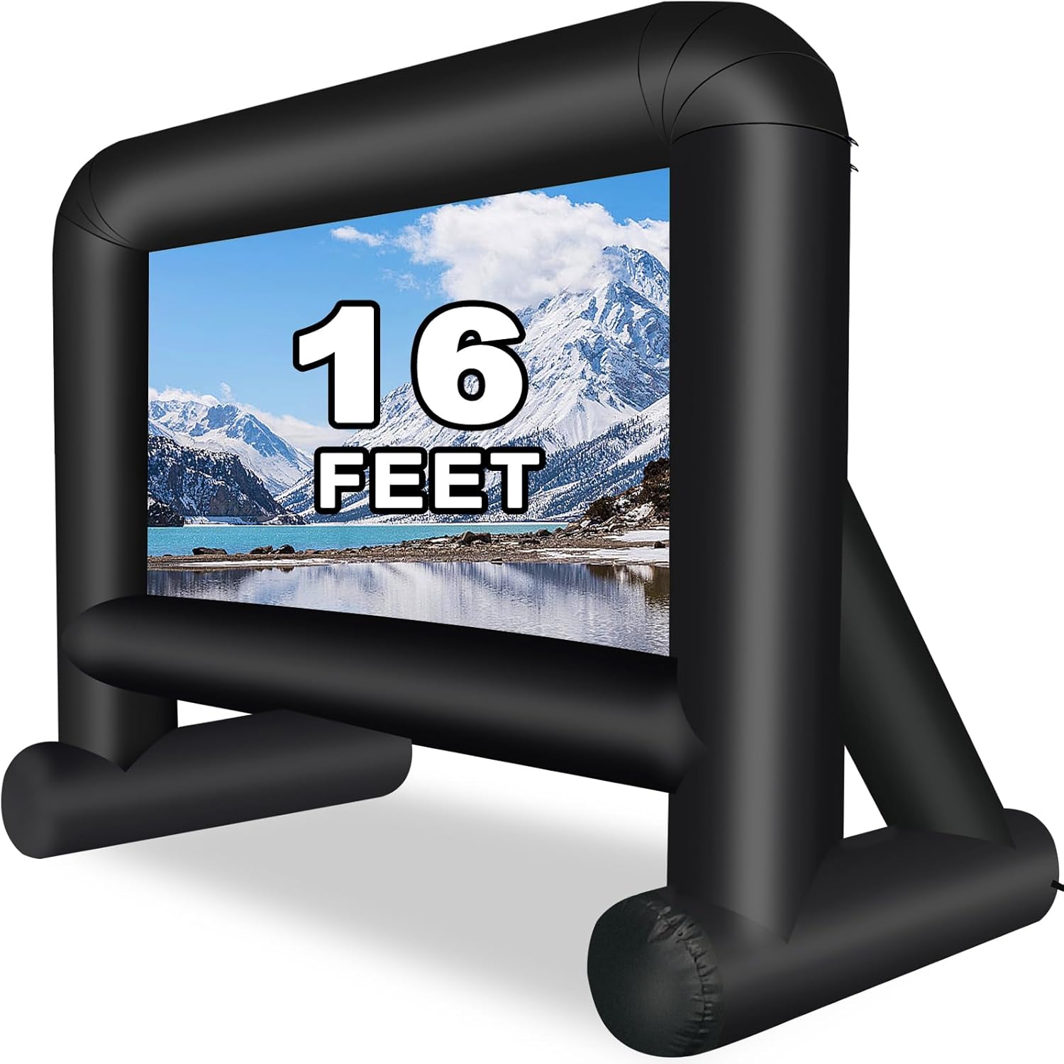 16ft Inflatable Movie Screen for Outdoor Movie Nights and Parties