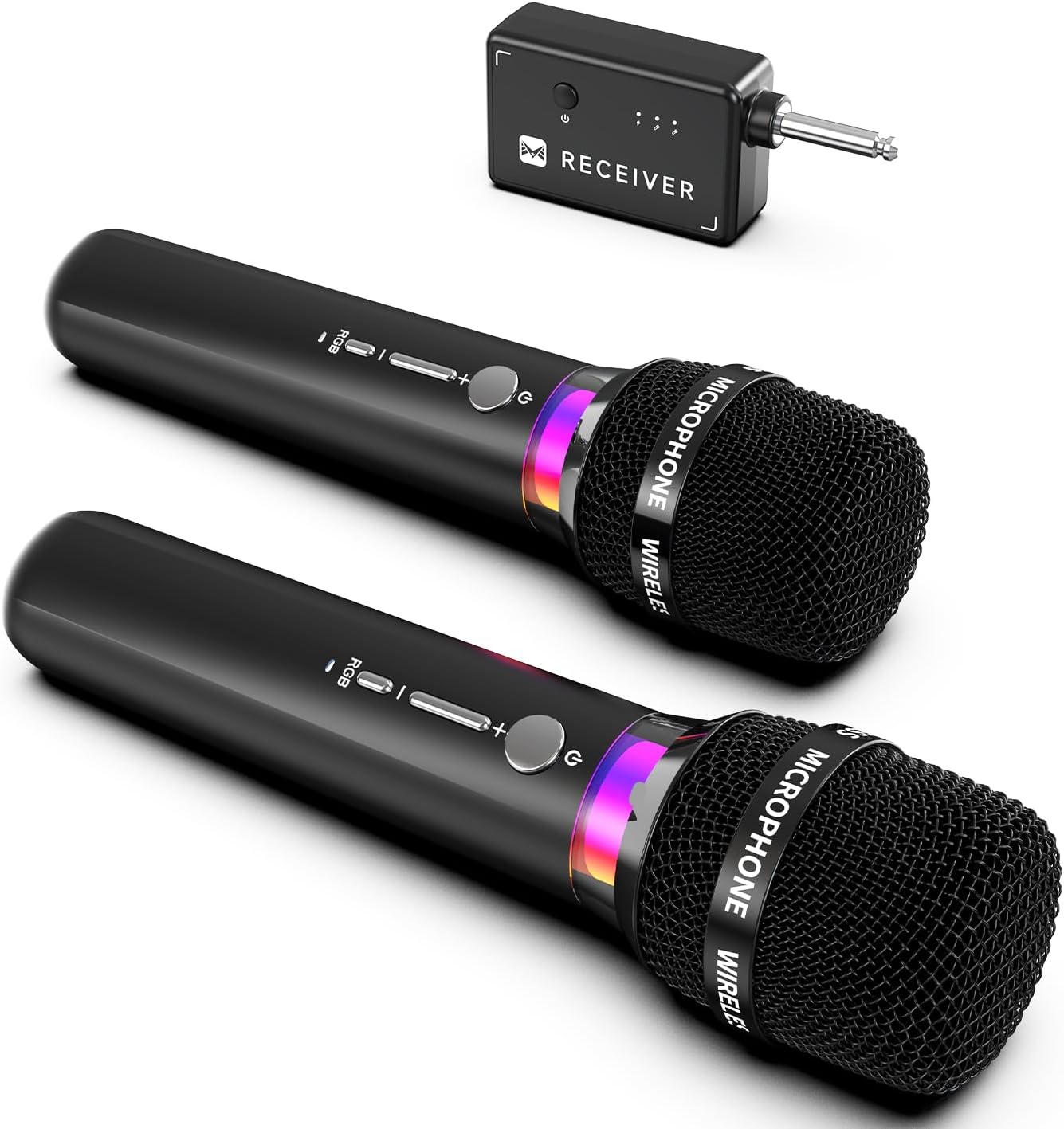 Wireless Dual Microphones - Crystal Clear Sound