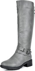 Women's Knee High Boots with Fur Lining - DREAM PAIRS Riding Style