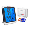 ThermoPro TP65 Indoor Outdoor Thermometer - Large Backlit Touchscreen