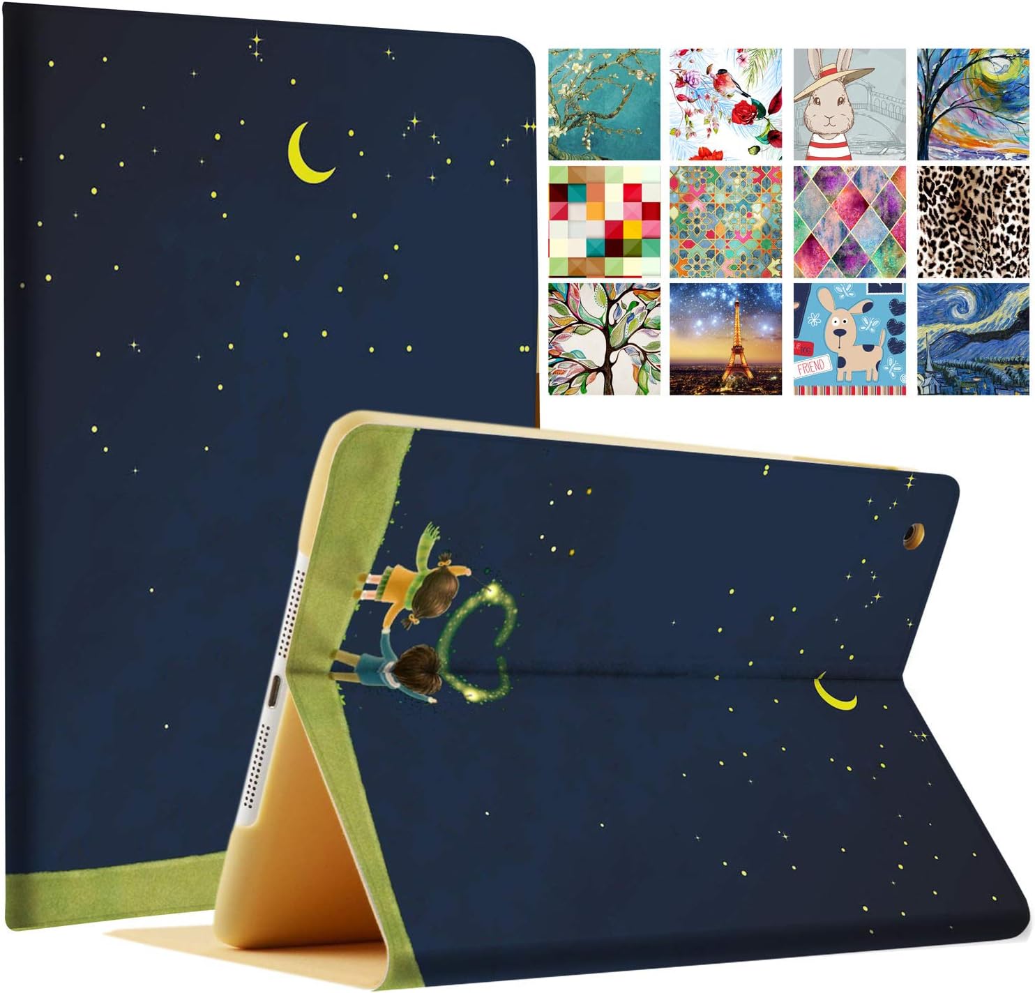 DuraSafe Cases iPad Air 6 11in Air 5 10.9in Folio Cover Night Sky