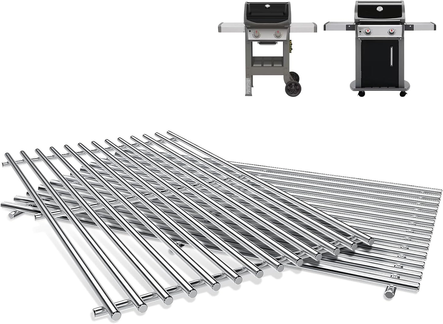 QuliMetal 7MM Stainless Steel Grates for Weber Spirit Grills