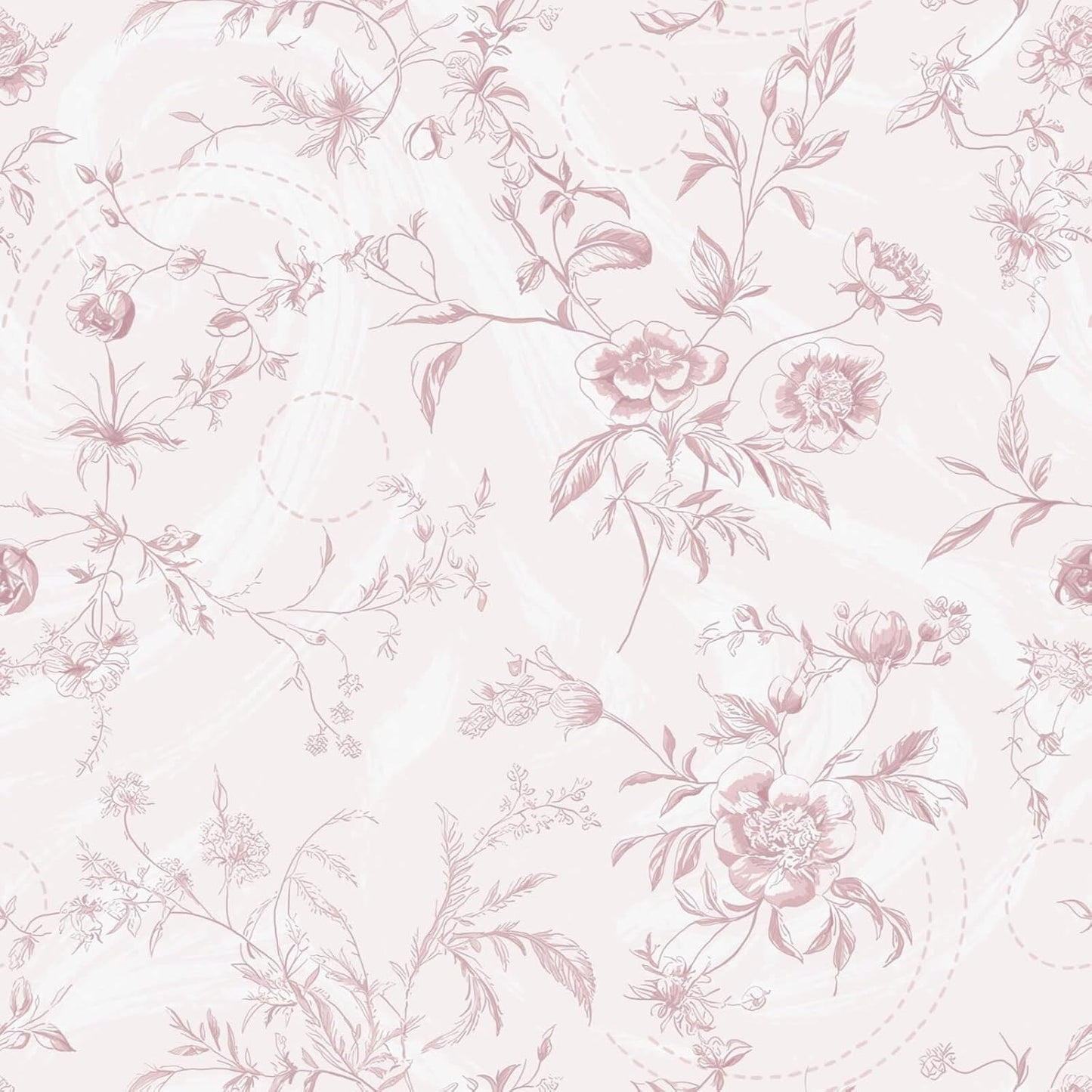 Ismoon Floral Wallpaper Peel and Stick for Vintage Decor