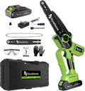 Mini Chainsaw 8in Cordless - Compact One-Handed Pruning Power