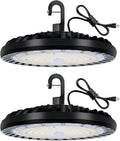 2 Pack LED High Bay Light 150W 5000K UFO - Bright Warehouse Lighting