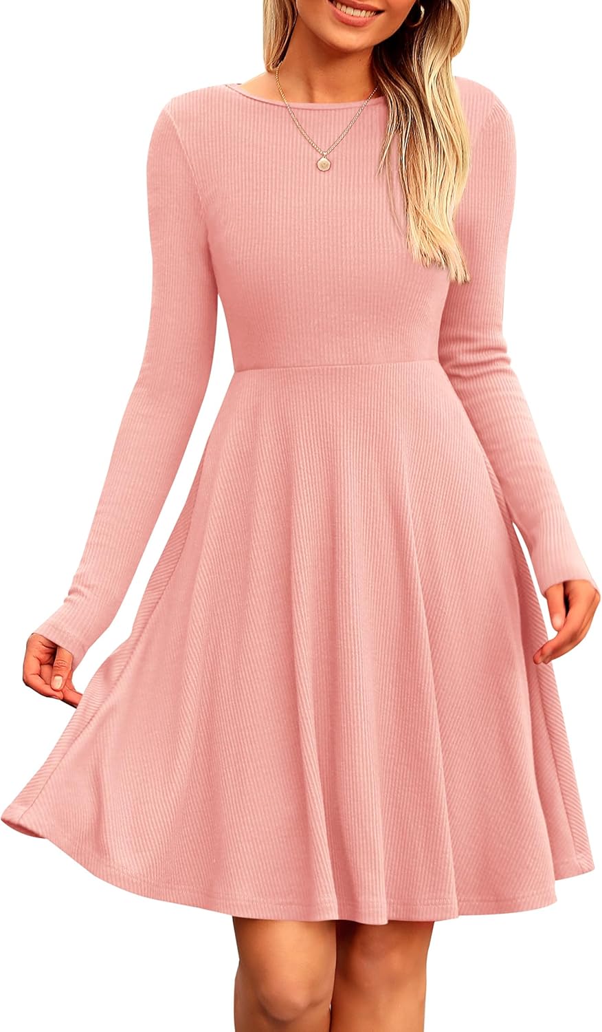 PRETTYGARDEN Women's Fall Short Dress for Elegant Outings