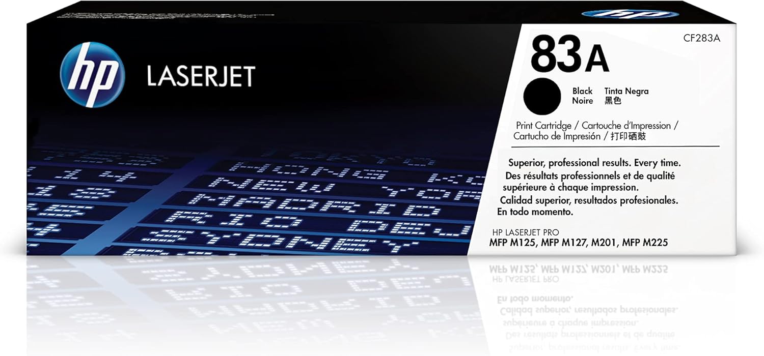 HP 83A Black Toner Cartridge for Laserjet Pro Series Printers