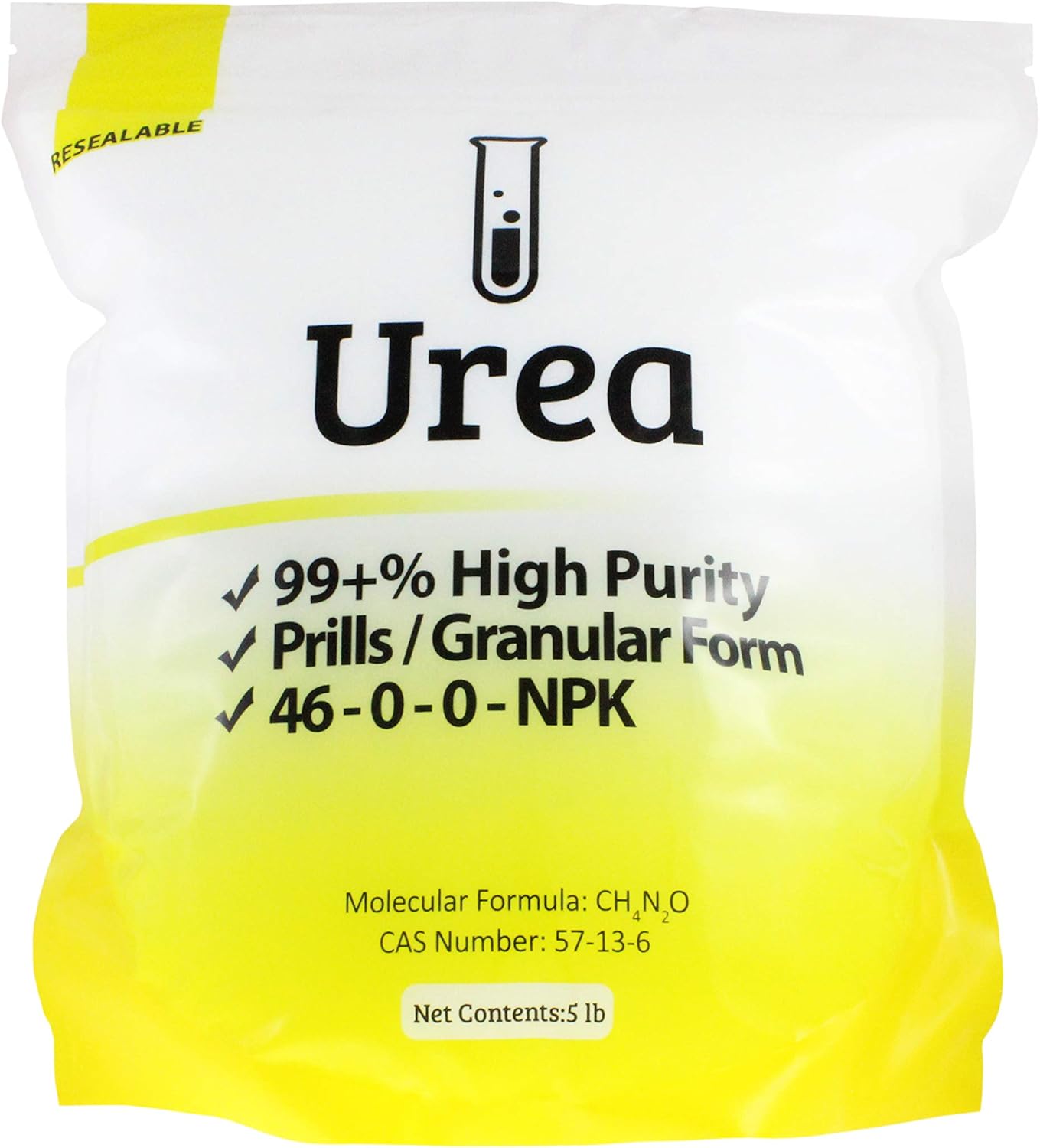 25 lb Prilled Urea with 46.0% Nitrogen for High Quality Use